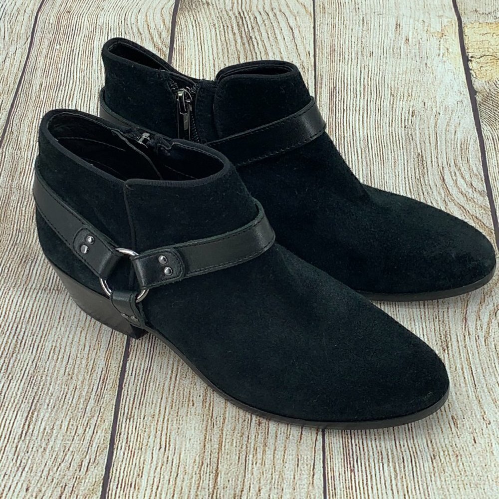 Sam Edelman Black Ankle Boots w/ Inside Zipper - Picture 11 of 11